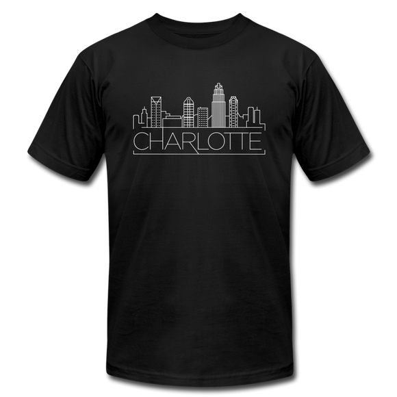 Charleston, South Carolina T-Shirt - Skyline Unisex Charleston T Shirt - black