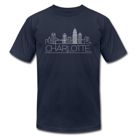 Charleston, South Carolina T-Shirt - Skyline Unisex Charleston T Shirt - navy
