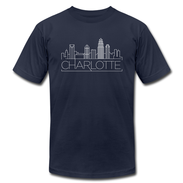 Charleston, South Carolina T-Shirt - Skyline Unisex Charleston T Shirt - navy