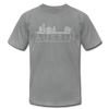 Austin, Texas T-Shirt - Skyline Unisex Austin T Shirt - slate