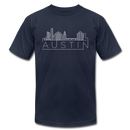 Austin, Texas T-Shirt - Skyline Unisex Austin T Shirt - navy