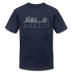 Austin, Texas T-Shirt - Skyline Unisex Austin T Shirt - navy