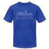 Baltimore, Maryland T-Shirt - Skyline Unisex Baltimore T Shirt - royal blue