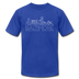 Baltimore, Maryland T-Shirt - Skyline Unisex Baltimore T Shirt - royal blue