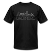 Baltimore, Maryland T-Shirt - Skyline Unisex Baltimore T Shirt - black