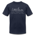 Baltimore, Maryland T-Shirt - Skyline Unisex Baltimore T Shirt - navy