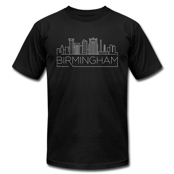 Birmingham, Alabama T-Shirt - Skyline Unisex Birmingham T Shirt - black