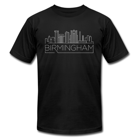 Birmingham, Alabama T-Shirt - Skyline Unisex Birmingham T Shirt - black