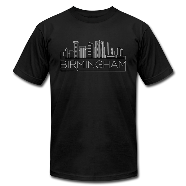 Birmingham, Alabama T-Shirt - Skyline Unisex Birmingham T Shirt - black