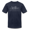 Birmingham, Alabama T-Shirt - Skyline Unisex Birmingham T Shirt - navy
