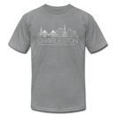 Charleston, South Carolina T-Shirt - Skyline Unisex Charleston T Shirt - slate