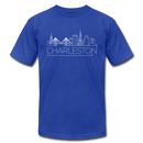 Charleston, South Carolina T-Shirt - Skyline Unisex Charleston T Shirt - royal blue