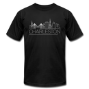 Charleston, South Carolina T-Shirt - Skyline Unisex Charleston T Shirt - black