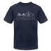 Charleston, South Carolina T-Shirt - Skyline Unisex Charleston T Shirt - navy
