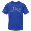 Cleveland, Ohio T-Shirt - Skyline Unisex Cleveland T Shirt - royal blue