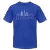 Cleveland, Ohio T-Shirt - Skyline Unisex Cleveland T Shirt - royal blue