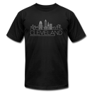 Cleveland, Ohio T-Shirt - Skyline Unisex Cleveland T Shirt - black