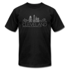 Cleveland, Ohio T-Shirt - Skyline Unisex Cleveland T Shirt - black