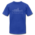 Fresno, California T-Shirt - Skyline Unisex Fresno T Shirt - royal blue