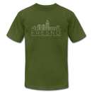 Fresno, California T-Shirt - Skyline Unisex Fresno T Shirt - olive