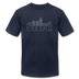 Fresno, California T-Shirt - Skyline Unisex Fresno T Shirt - navy