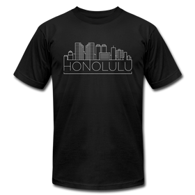 Honolulu, Hawaii T-Shirt - Skyline Unisex Honolulu T Shirt - black