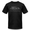 Honolulu, Hawaii T-Shirt - Skyline Unisex Honolulu T Shirt - black