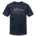Honolulu, Hawaii T-Shirt - Skyline Unisex Honolulu T Shirt - navy