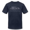 Honolulu, Hawaii T-Shirt - Skyline Unisex Honolulu T Shirt - navy
