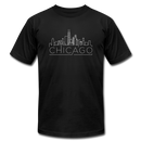 Chicago, Illinois T-Shirt - Skyline Unisex Chicago T Shirt - black