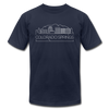 Colorado Springs, Colorado T-Shirt - Skyline Unisex Colorado Springs T Shirt - navy