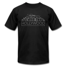 Hollywood, California T-Shirt - Skyline Unisex Hollywood T Shirt - black