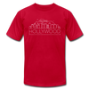 Hollywood, California T-Shirt - Skyline Unisex Hollywood T Shirt - red