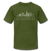 Columbus, Ohio T-Shirt - Skyline Unisex Columbus T Shirt - olive