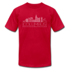 Columbus, Ohio T-Shirt - Skyline Unisex Columbus T Shirt - red