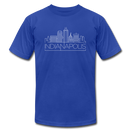Indianapolis, Indiana T-Shirt - Skyline Unisex Indianapolis T Shirt - royal blue