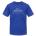 Indianapolis, Indiana T-Shirt - Skyline Unisex Indianapolis T Shirt - royal blue