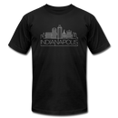 Indianapolis, Indiana T-Shirt - Skyline Unisex Indianapolis T Shirt - black