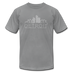 Detroit, Michigan T-Shirt - Skyline Unisex Detroit T Shirt - slate