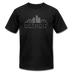 Detroit, Michigan T-Shirt - Skyline Unisex Detroit T Shirt - black