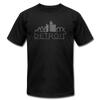 Detroit, Michigan T-Shirt - Skyline Unisex Detroit T Shirt - black
