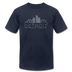 Detroit, Michigan T-Shirt - Skyline Unisex Detroit T Shirt - navy