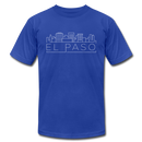 El Paso, Texas T-Shirt - Skyline Unisex El Paso T Shirt - royal blue