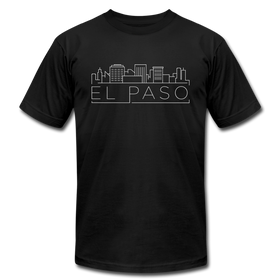 El Paso, Texas T-Shirt - Skyline Unisex El Paso T Shirt - black