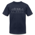El Paso, Texas T-Shirt - Skyline Unisex El Paso T Shirt - navy