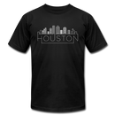 Houston, Texas T-Shirt - Skyline Unisex Houston T Shirt - black