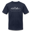 Houston, Texas T-Shirt - Skyline Unisex Houston T Shirt - navy