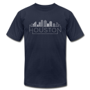 Houston, Texas T-Shirt - Skyline Unisex Houston T Shirt - navy