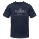 Fort Worth, Texas T-Shirt - Skyline Unisex Fort Worth T Shirt - navy