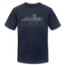 Fort Worth, Texas T-Shirt - Skyline Unisex Fort Worth T Shirt - navy